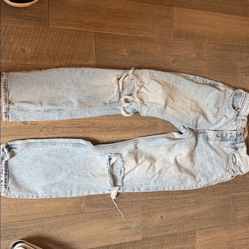 Abercrombie & Fitch Light Blue High Rise Jeans